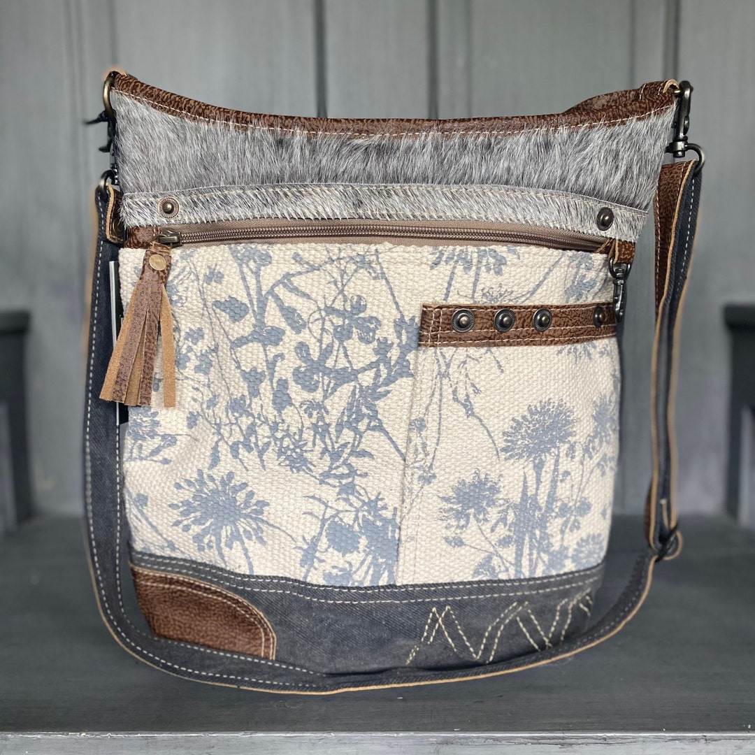 Grey - Upcycled Weave Handcrafted Shoulder Bag