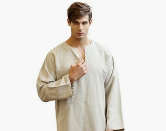MEN FULL lenght kaftan 100%Cotton Loung Wear Home Robed  Loungwear Sleepwear IsIamic Arab Loose kaftan Men