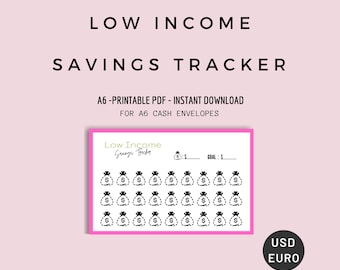 A6 Savings Tracke  Low Income Budget Challenge (PDF)