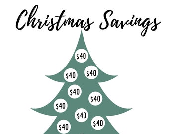 Christmas Savings Tracker Printable, Christmas Savings Goal 800, Christmas savings,  Christmas funds, Savings Printable , A4