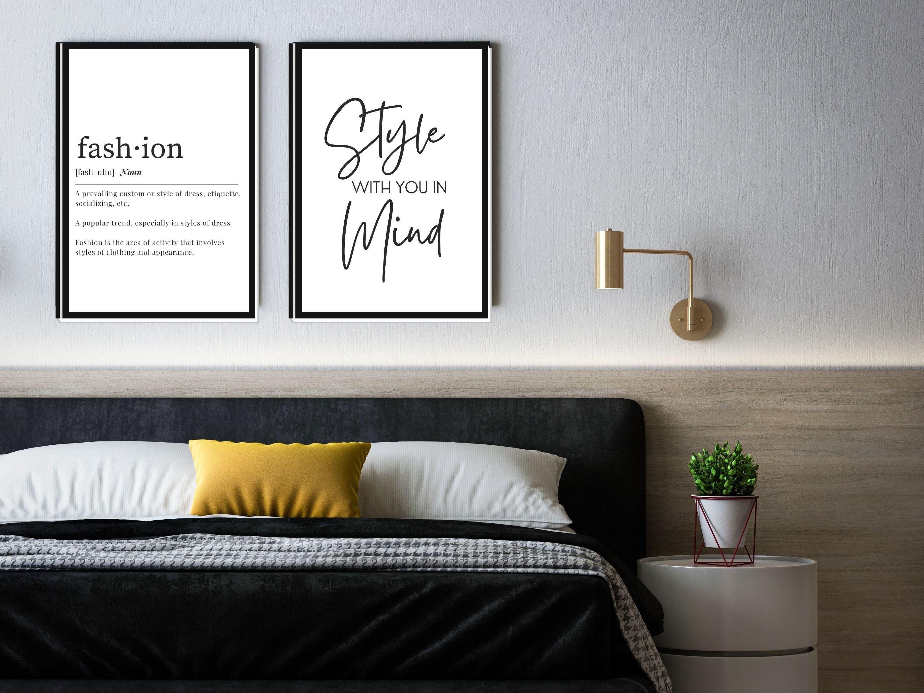 Fashion Wall Art Printable Etsy