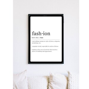Fashion Wall Art Printable - Etsy