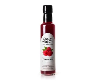 GLOSA MARINA Crema Balsámica de Frambuesa - Balsamic Gourmet Vinegar Cream Raspberry (1 x 250ml)