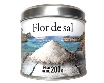 GLOSA MARINA Flor de Sal (Fleur de Sel) Meersalz feinste Salzflocken - das perfekte Geschenk aus Mallorca Spanien