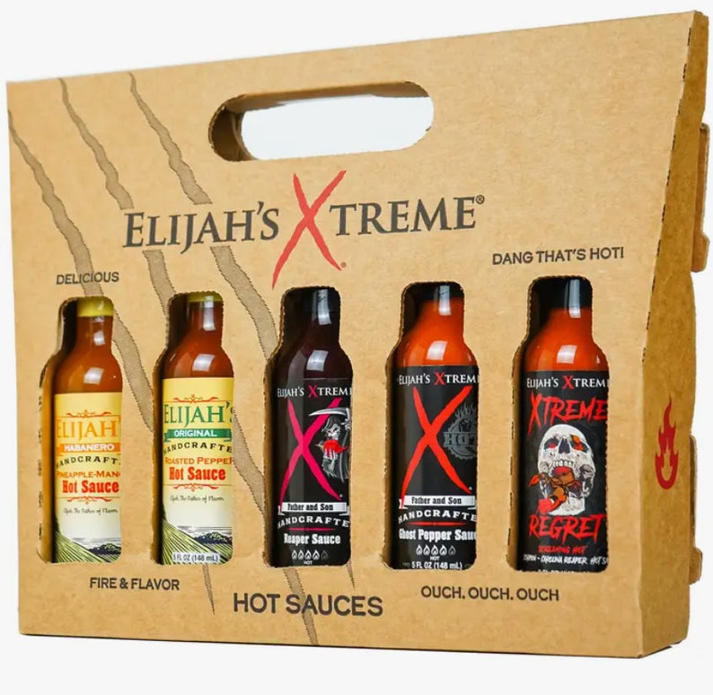 Elijah's Xtreme 5er-Pack Geschenkset 1 000-800 000 Scoville Bild 1