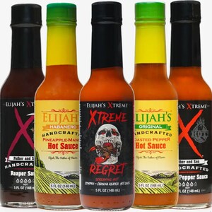 Elijah's Xtreme 5er-Pack Geschenkset 1 000-800 000 Scoville Bild 2