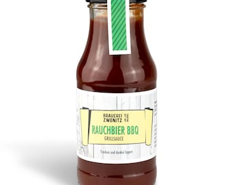 Brauerei Zwönitz Rauchbier BBQ Sauce 250ml  Grillsauce aus Zwönitzer Rauchbier