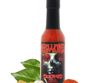 Hellfire Doomed Hot Sauce, la salsa más picante del mundo, infundida con 6,66 millones de SHU de extracto de pimienta natural