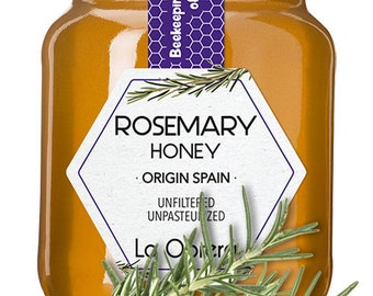 Spanish Rosemary Honey - Glass 500g
