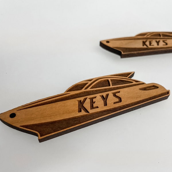 Floating Boat Keychain Etsy