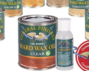 General Finishes Hard Wax Oil and Optional Hardener | NEW colors added!