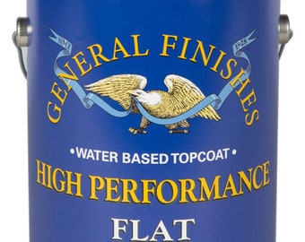 General Finishes Water Based Topcoat: High Performance & Flat Out Flat