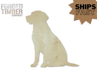 Labrador Cutout | Unfinished Plywood Craft Shape