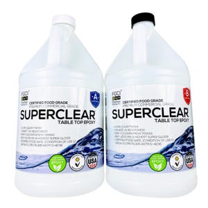Superclear Table Top Epoxy | 2 Gallon Kit