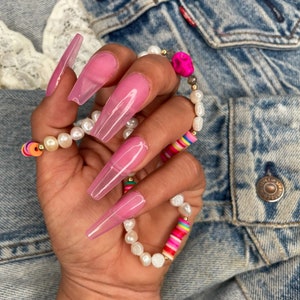 Full Cover Coffin Nail Tips 500ct, Gel Cover Tip, Press-On Nails, Full Coverage Soft Gel Cover Tip