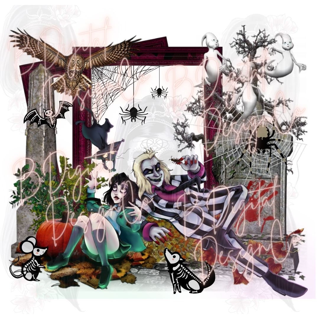 Beetle Juice PNG, You’re the Ghost With The Most Babe, Beetlejuice PNG Design, JPG for Sublimation