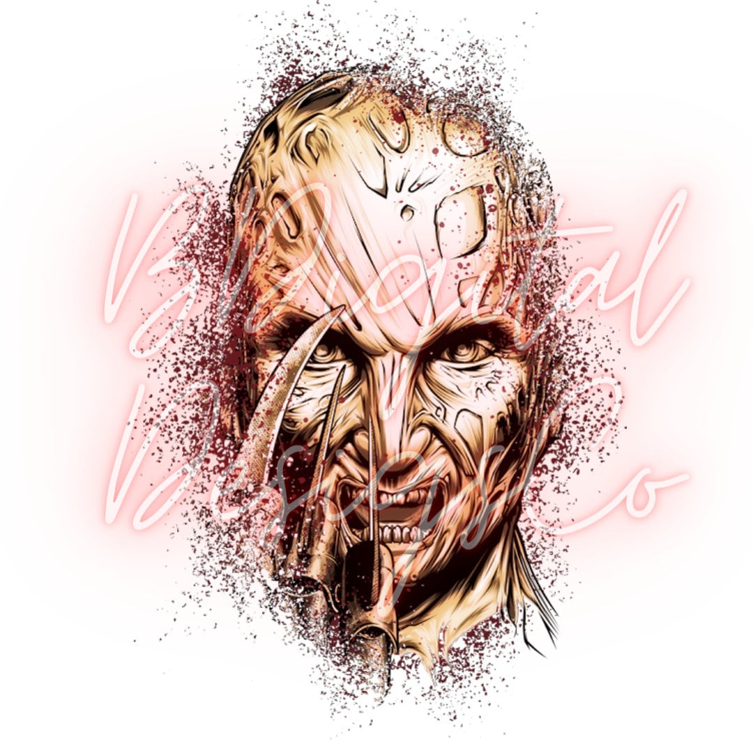 Freddy Krueger - Nightmare on Elm Street - Sublimation - Digital - PNG