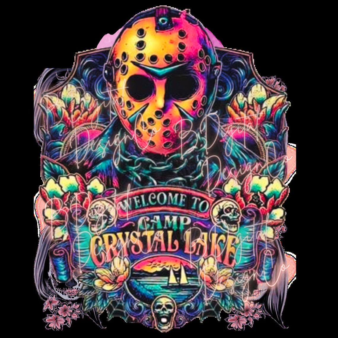 Welcome to Camp Crystal Lake Jason Voorhees Friday the 13th | Etsy