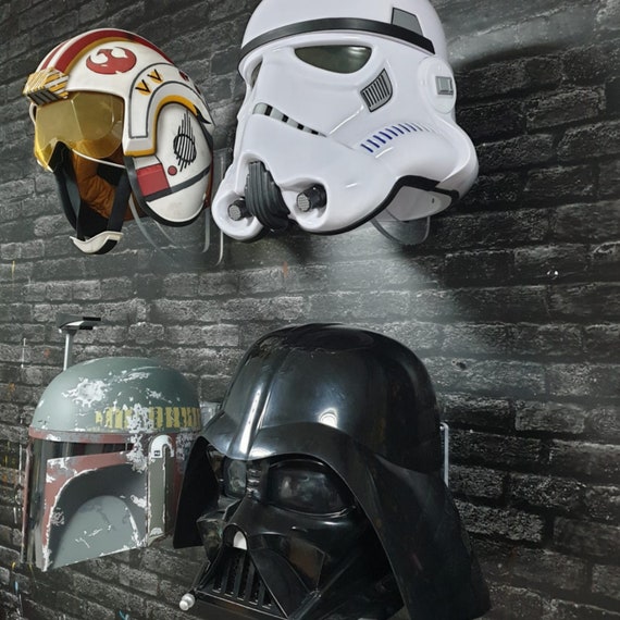スター・ウォーズ ヘルメット ウォールマウント：ブラックシリーズ