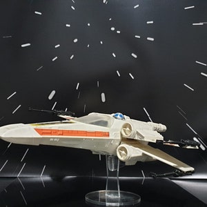 Display Stand for Vintage Kenner Star Wars X-WING Vehicle