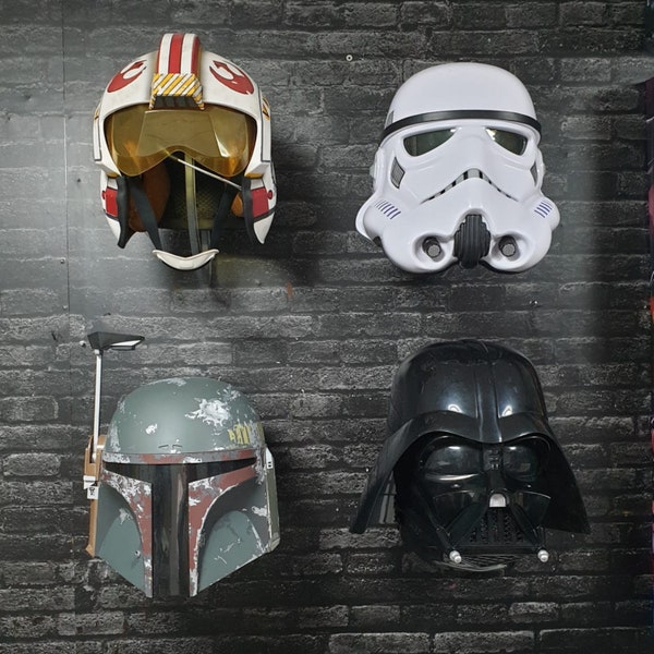 Star Wars Helmet Wall Mount: Black Series Display Stand