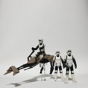 Display Stand for Vintage Kenner Star Wars SPEEDER BIKE