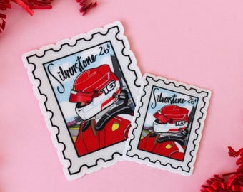 Silverstone Charles Leclerc  Winner sticker | Ferrari inspired sticker | f1 sticker | Superlicensed
