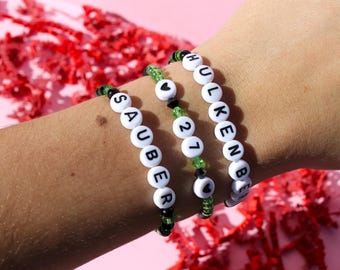 Nico Hulkenburg Inspired Bracelet Stack | Sauber | Gabriel Bortoleto | Superlicensed | F1 Inspired Bracelet