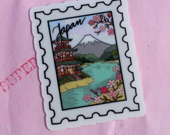 Japan GP Stamp sticker | japan sticker | f1 sticker | Superlicensed | Greetings from Japan
