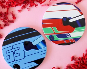 Mercedes Inspired Coasters | F1 Inspired Car accessories | Mercedes Inspired | Superlicensed | Formula One Accessories
