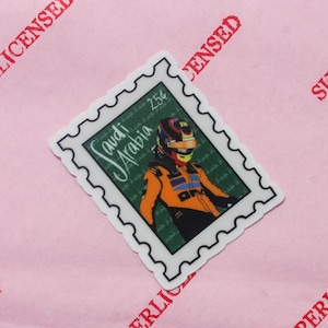 Oscar Piastri Winner stamp sticker | Saudi Arabia | Superlicensed | Lando Norris | Mclaren | F1 | F1 sticker