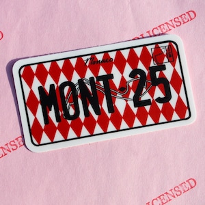 Monaco GP License plate sticker | Oscar Piastri | F1 sticker | Piastri sticker | Mclaren sticker | Lando norris | Superlicensed