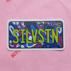 Silverstone License Plate sticker | Formula One Inspired sticker | Lando Norris | Superlicensed | Oscar Piastri | Silverstone |