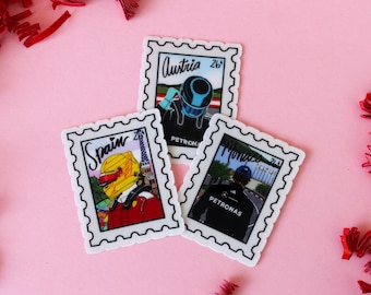June  Winner stickers | Mercedes stickers | f1 sticker | Superlicensed | Kimi Antonelli | George Russell | Lewis Hamilton
