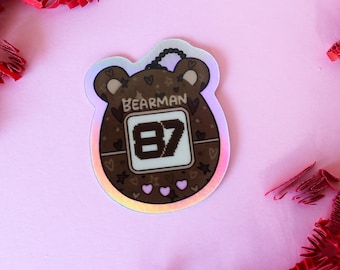 OLLIEGOTCHI | F1 Inspired sticker | Ollie Bearman Inspired sticker | Haas | Tamagotchi inspired sticker
