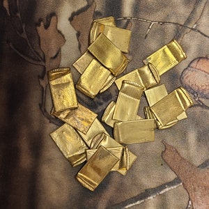 Repurposed 22 long Rifle Brass, great for stamping and charms.