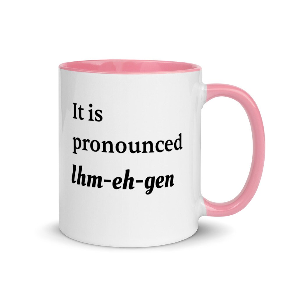 Name Mug with Pronunciation Correct Name Spelling Mug Etsy