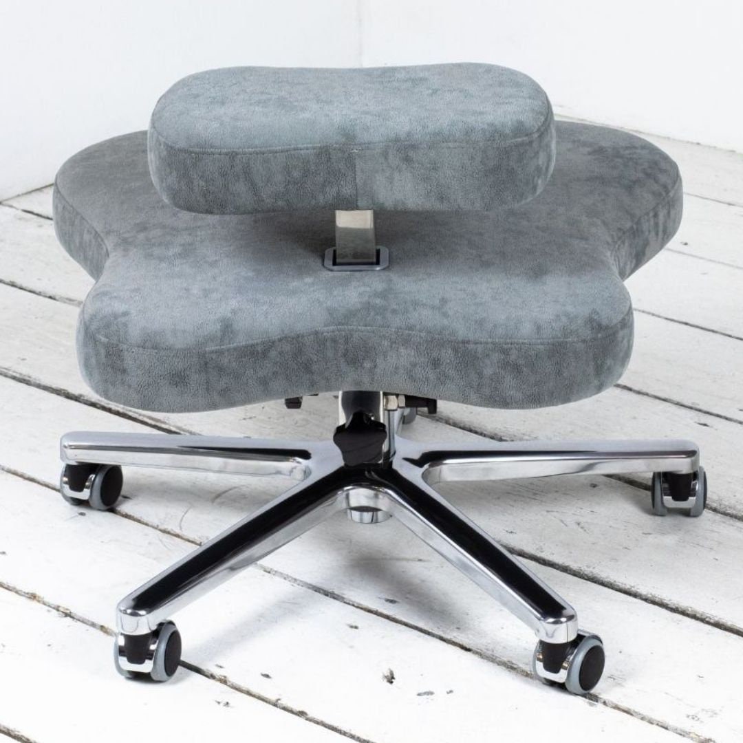 Sedia Criss Cross Moderna, a Gambe Incrociate senza Ruote con Rivestimento in PU, Regolabile in Altezza per Ufficio Casa (Beige) | Leroy Merlin