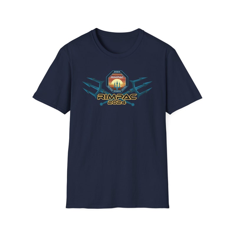 RIMPAC 2024 Navy Blue Tshirt Exclusive Design Etsy