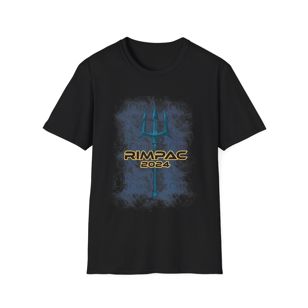 RIMPAC 2025 Black Tshirt Exclusive Trident Design Etsy