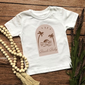 Camisa de playa para niños pequeños, Camisa de playa para bebés, Camisa de playa para niños, Camiseta de playa para niños, Camisa de niña pequeña, Camiseta de bebé de playa, Top de playa, Top de playa