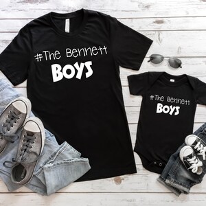Angepasste Vater und Sohn Hemden, Vatertagsgeschenk, Vater-Sohn-passendes Outfit, Vatertagshemden, Vatertagshemden, Vater- und Babyhemden, Vater und Kind