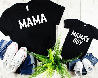 Mama's Boy Baby Onesie – Mother's Day Bodysuit