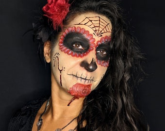 Calavera FX Prostheses – Set of 7 pieces – Día de los Muertos & Halloween Makeup