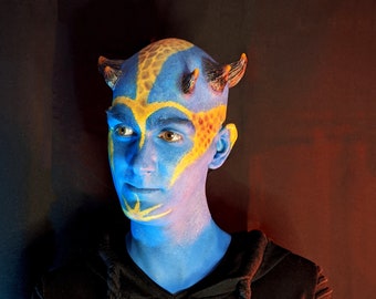 FX ribbed horn prostheses - set of 8 silicone horns