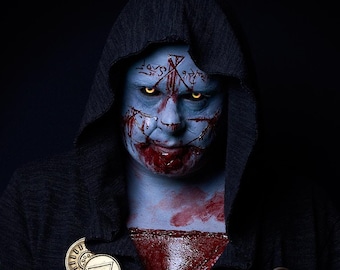 Silicone Prosthetics Scarifications – Inspired by Balthazar (Baldur’s Gate 3) – Set of 5 pieces