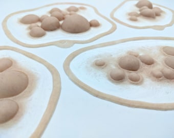 Silicone Prosthetics Pustules – 5 Piece Set – Professional FX Makeup