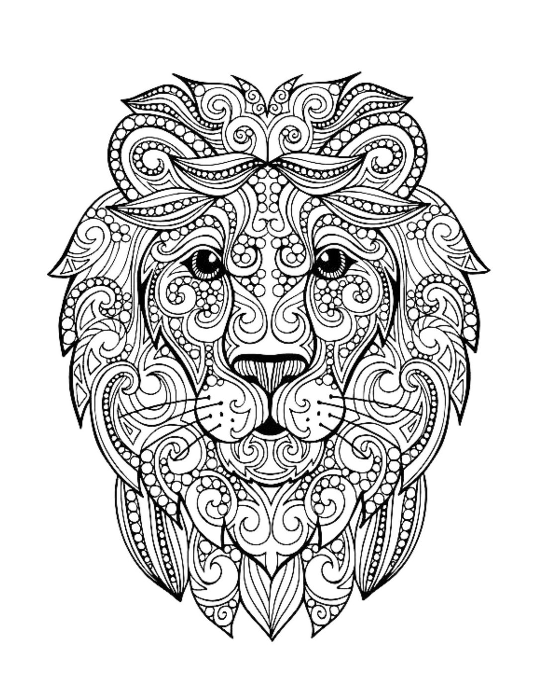 Mandala lion