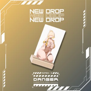 Summer Elegg Nikke Acrylic Standee: Anime Waifu Desk Decor
