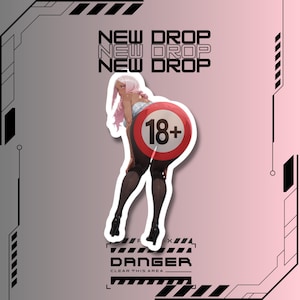 Fire Princess Anime Waifu Sticker